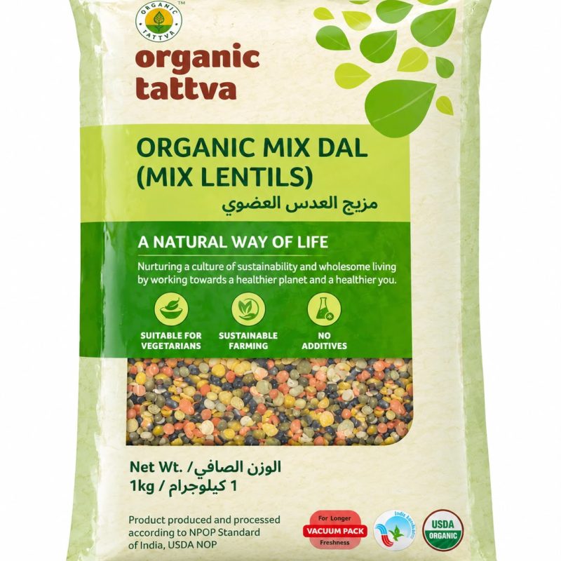 Organic Mix Dal (Mix Lentils) 1kg