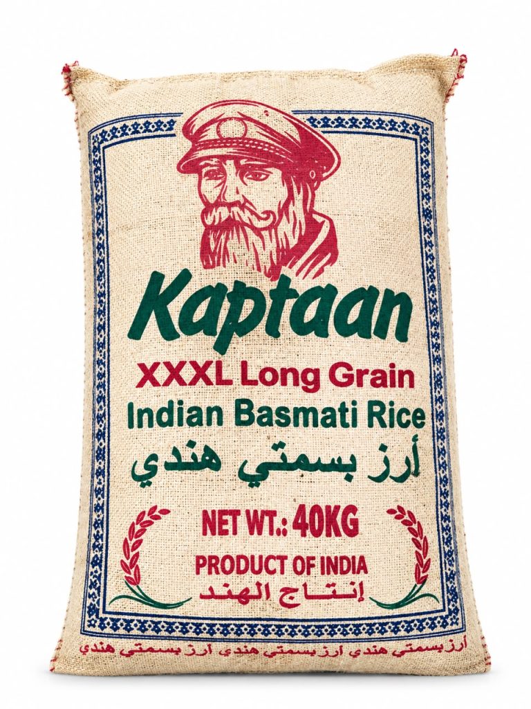 Kaptaan XXXL Long Grain Basmati Rice 40kgs