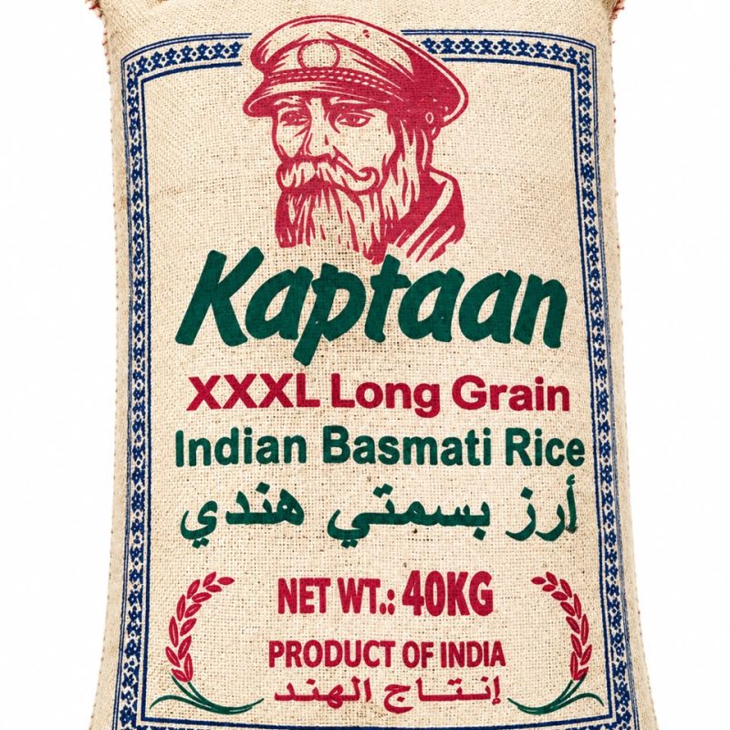 Kaptaan XXXL Long Grain Basmati Rice 40kgs