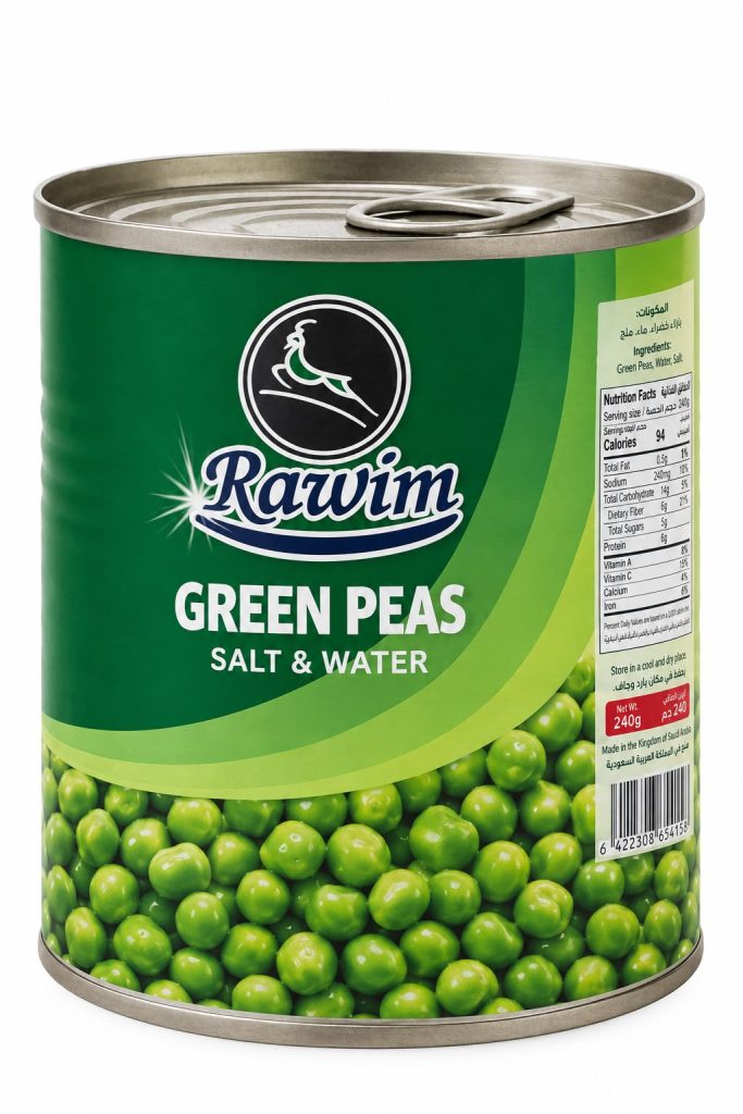 Rawim Green Peas 24x 400g