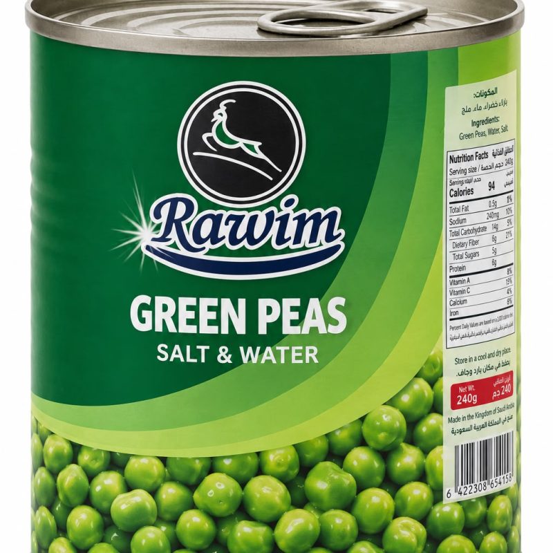 Rawim Green Peas 24x 400g